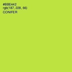 #BBE442 - Conifer Color Image