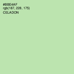 #BBE4AF - Celadon Color Image