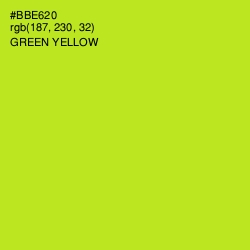 #BBE620 - Green Yellow Color Image