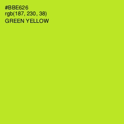 #BBE626 - Green Yellow Color Image