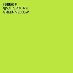 #BBE63F - Green Yellow Color Image