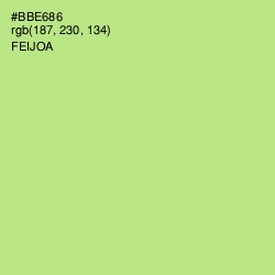 #BBE686 - Feijoa Color Image