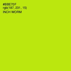 #BBE70F - Inch Worm Color Image