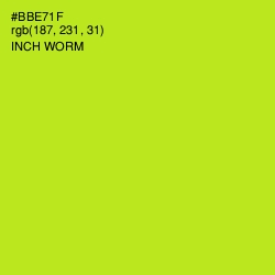 #BBE71F - Inch Worm Color Image