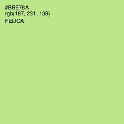 #BBE78A - Feijoa Color Image