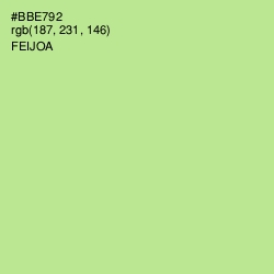 #BBE792 - Feijoa Color Image