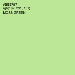 #BBE797 - Moss Green Color Image