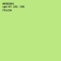 #BBE880 - Feijoa Color Image
