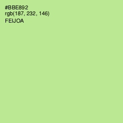 #BBE892 - Feijoa Color Image