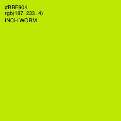 #BBE904 - Inch Worm Color Image