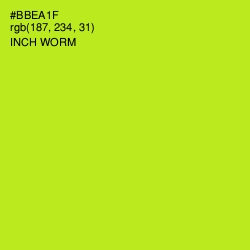 #BBEA1F - Inch Worm Color Image