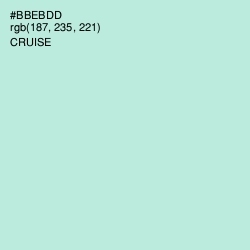 #BBEBDD - Cruise Color Image
