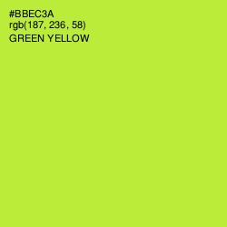 #BBEC3A - Green Yellow Color Image