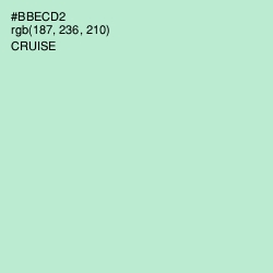 #BBECD2 - Cruise Color Image