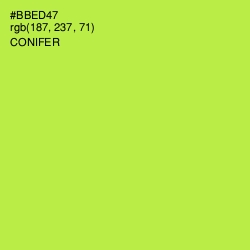 #BBED47 - Conifer Color Image
