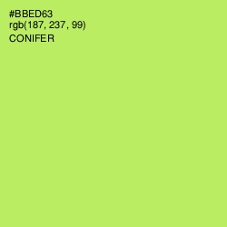 #BBED63 - Conifer Color Image