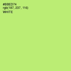 #BBED74 - Wild Willow Color Image