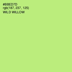 #BBED7D - Wild Willow Color Image