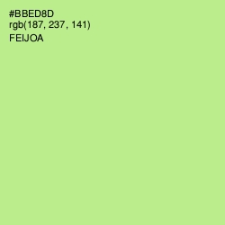 #BBED8D - Feijoa Color Image