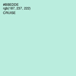 #BBEDDE - Cruise Color Image