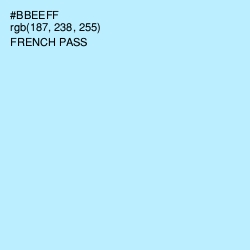 #BBEEFF - French Pass Color Image