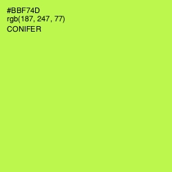 #BBF74D - Conifer Color Image