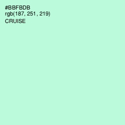 #BBFBDB - Cruise Color Image