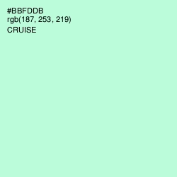 #BBFDDB - Cruise Color Image