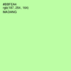 #BBFEA4 - Madang Color Image