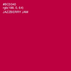 #BC0040 - Jazzberry Jam Color Image