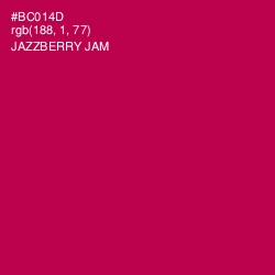 #BC014D - Jazzberry Jam Color Image