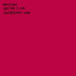 #BC0344 - Jazzberry Jam Color Image