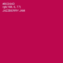 #BC064D - Jazzberry Jam Color Image