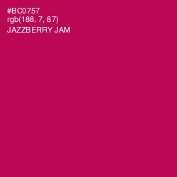 #BC0757 - Jazzberry Jam Color Image