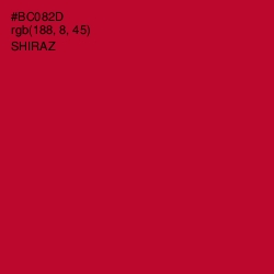 #BC082D - Shiraz Color Image