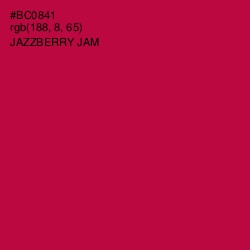 #BC0841 - Jazzberry Jam Color Image