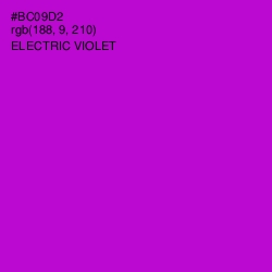#BC09D2 - Electric Violet Color Image