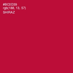 #BC0D39 - Shiraz Color Image