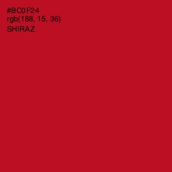 #BC0F24 - Shiraz Color Image