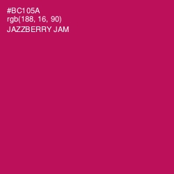 #BC105A - Jazzberry Jam Color Image
