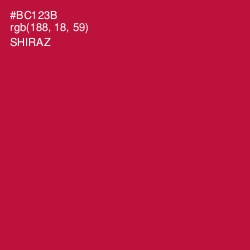 #BC123B - Shiraz Color Image