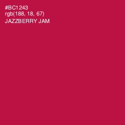 #BC1243 - Jazzberry Jam Color Image