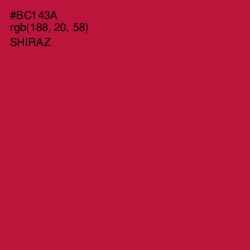 #BC143A - Shiraz Color Image