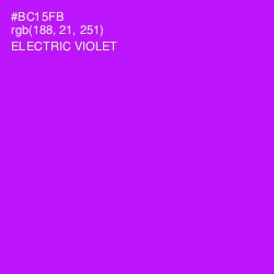 #BC15FB - Electric Violet Color Image