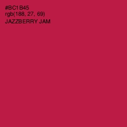 #BC1B45 - Jazzberry Jam Color Image