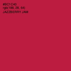 #BC1C40 - Jazzberry Jam Color Image