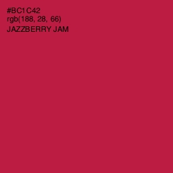 #BC1C42 - Jazzberry Jam Color Image