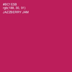#BC1E5B - Jazzberry Jam Color Image