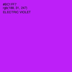 #BC1FF7 - Electric Violet Color Image