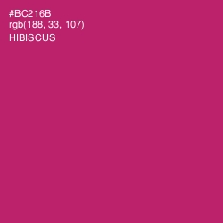 #BC216B - Hibiscus Color Image